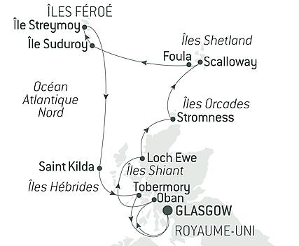Archipels d’Écosse et îles Féroé