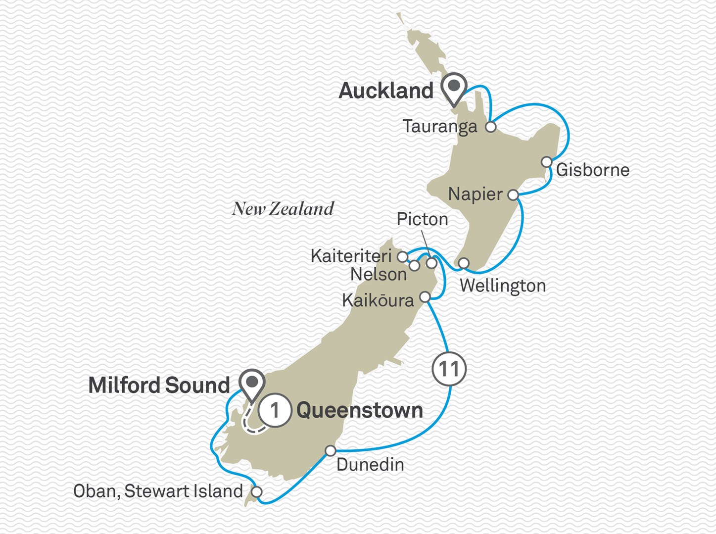 Auckland - Queenstown