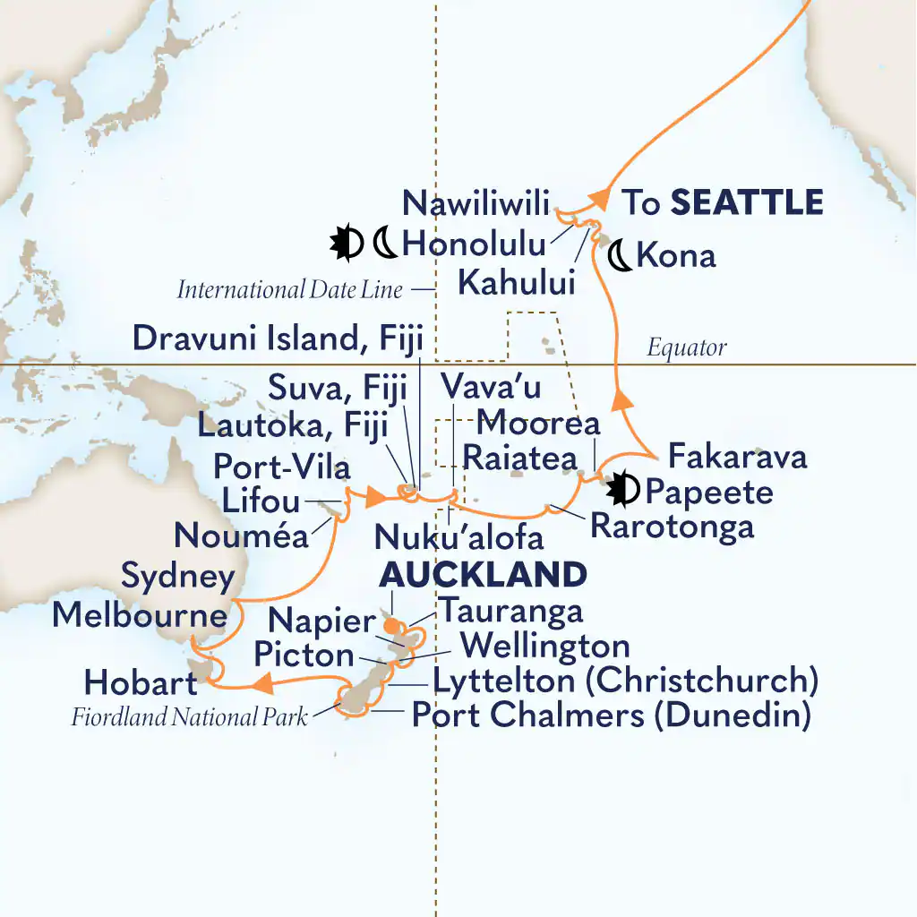 Auckland - Seattle