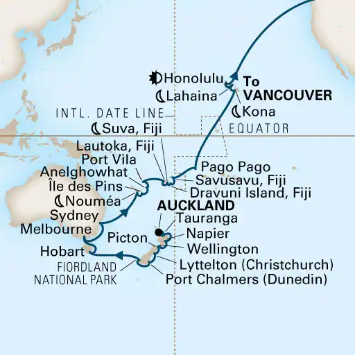 Auckland - Vancouver
