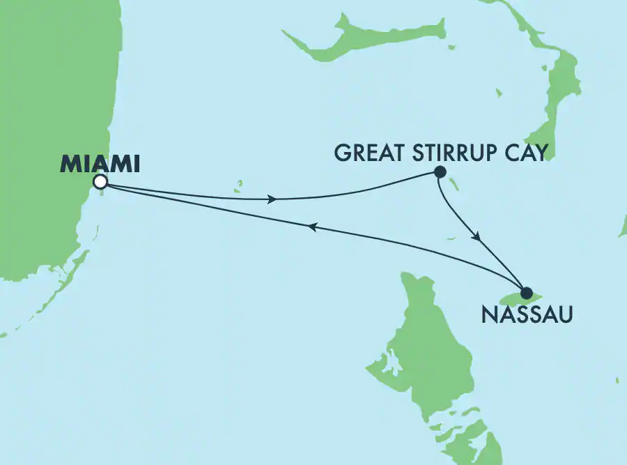 Bahamas : Great Stirrup Cay et Nassau