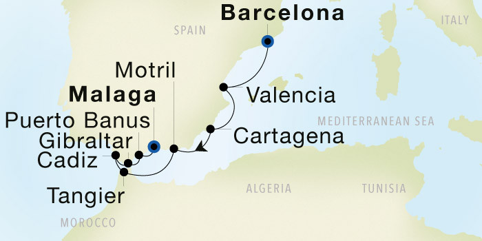 Barcelone - Malaga