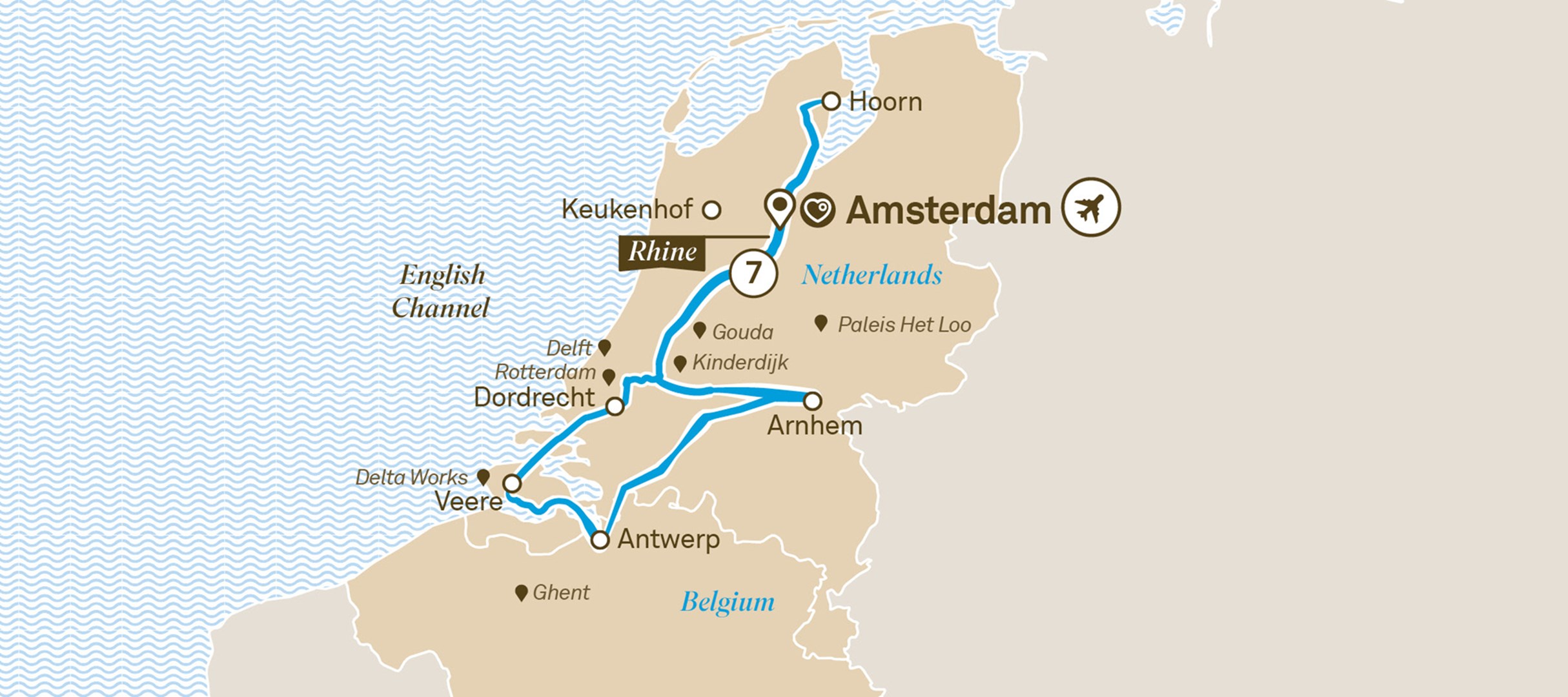 Belgique et Amsterdam