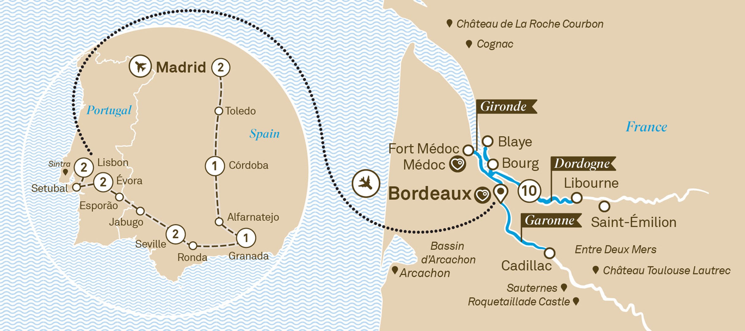 Bordeaux à la grandeur Ibérique