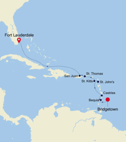 Bridgetown - Fort Lauderdale 
