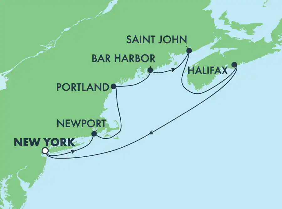 Canada et Nouvelle-Angleterre : Bar Harbor et Newport 