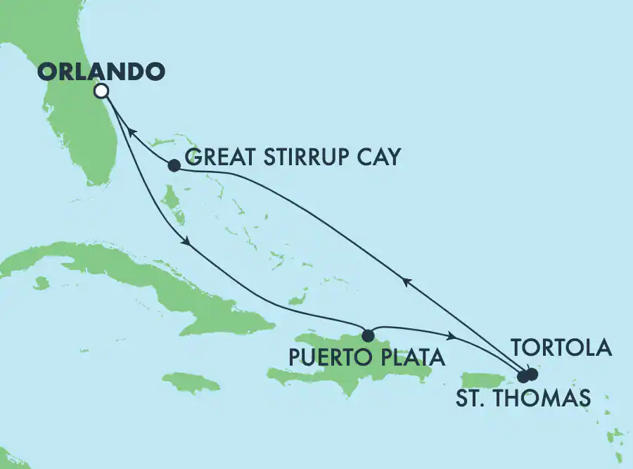 Caraïbes : Great Stirrup Cay et République dominicaine 