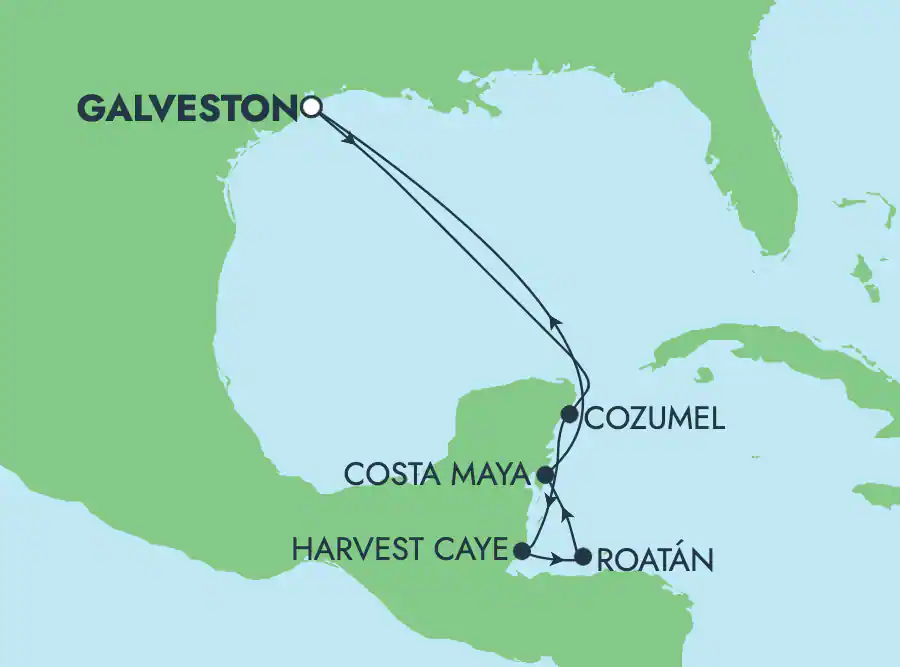 Caraïbes : Harvest Caye, Cozumel et Roatan 