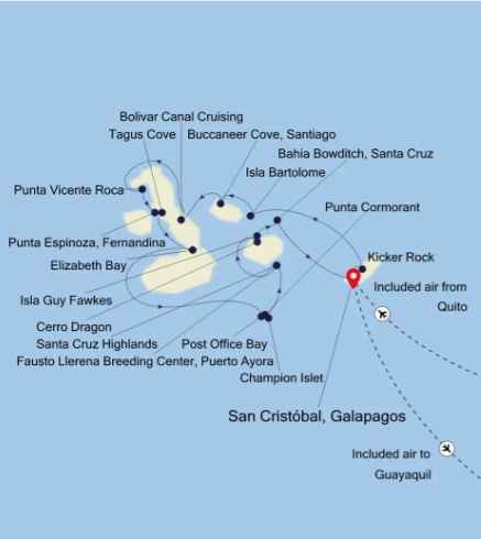 Croisière Galapagos