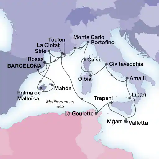 Croisière Méditerranée