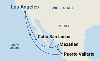 Croisière Mexicaine au départ de Los Angeles