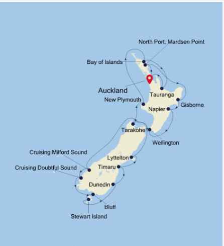 Croisière Nouvelle-Zélande 