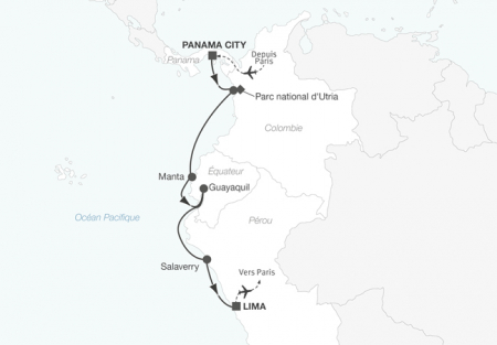 Panama - Colombie - Equateur - Pérou 