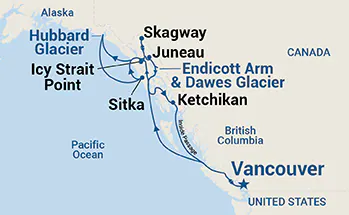 Croisière Alaska au départ de Vancouver