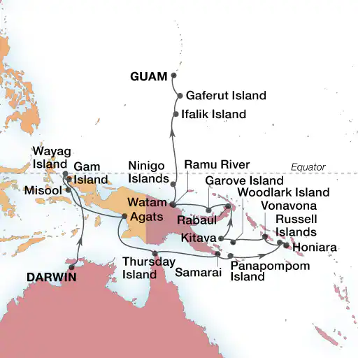 Darwin - Guam