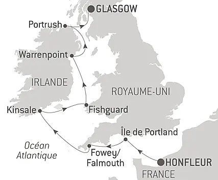 De La Manche à la mer d’Irlande