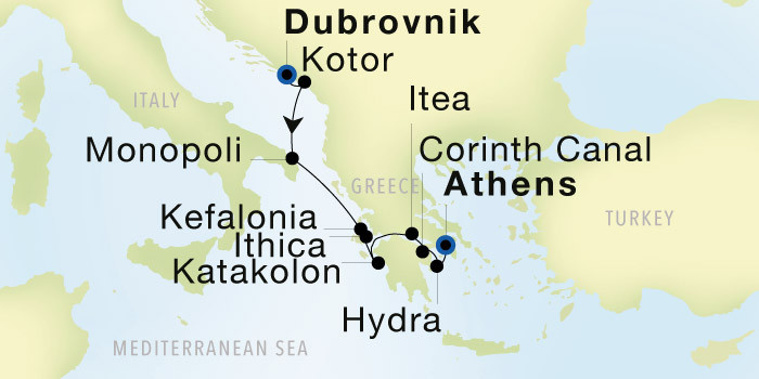 Dubrovnik - Le Pirée (Athènes)