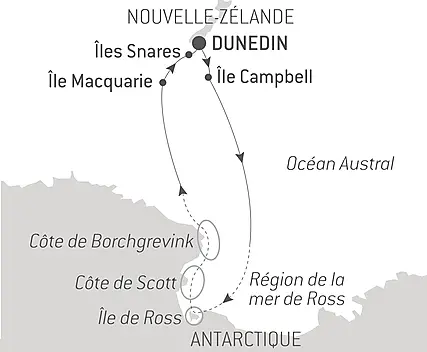 Expédition sur les traces de Scott et Shackleton