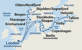 Fjords de Norvège et Pays Baltes