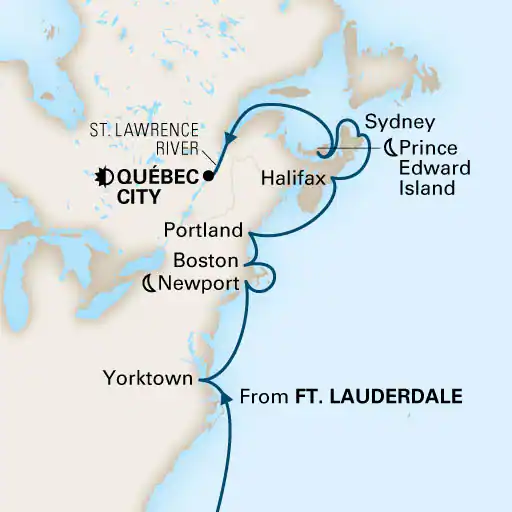 Fort Lauderdale - Québec City 
