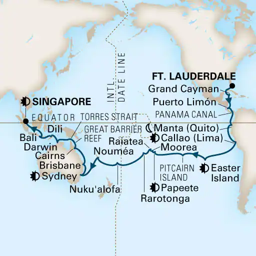 Fort Lauderdale - Singapour