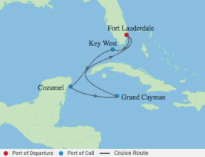 Grand Cayman, Bahamas & Mexique
