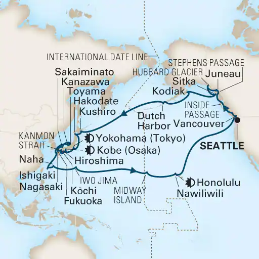 Grande Croisière Alaska & Japon