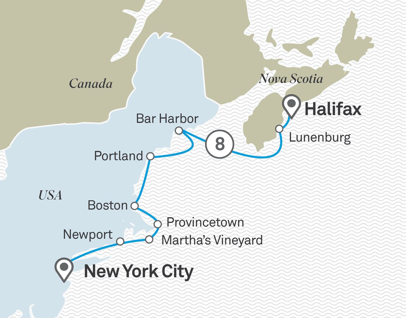 Halifax - New York City