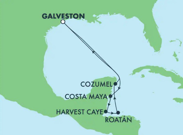 Harvest Caye, Cozumel et Roatan