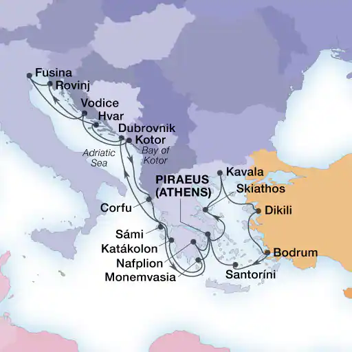 Iles Grecques & Adriatique