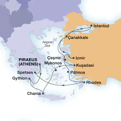 Iles Grecques & Turquie