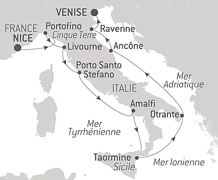 Joyaux des côtes italiennes