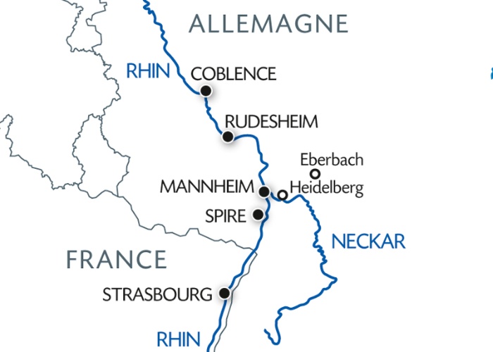 La Majestueuse Vallee du Rhin Romantique