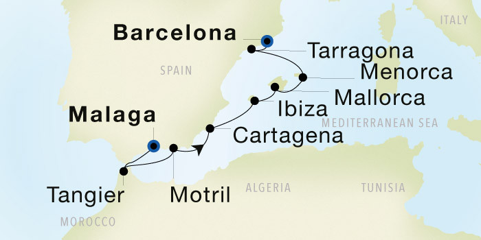 Malaga - Barcelone