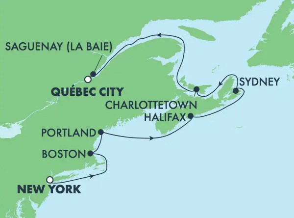 New York - Quebec City