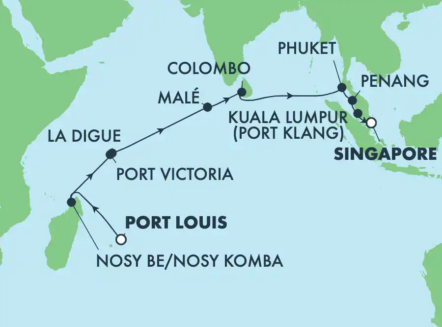 Port Louis - Singapour