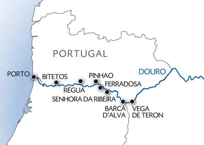 Porto, la vallée du Douro