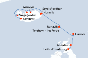 Reykjavik - Leith (Edimbourg)