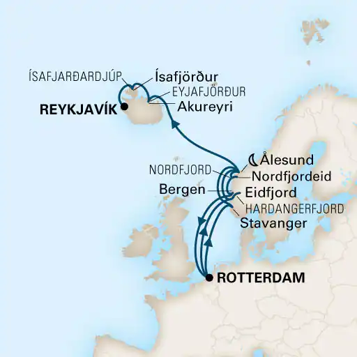 Reykjavik - Rotterdam 