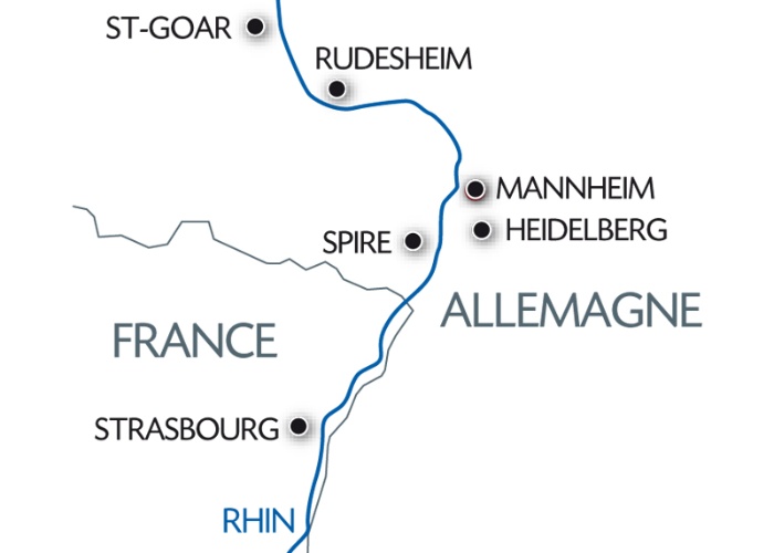 Réveillon Rhénan : le Rhin Romantique et ses Châteaux