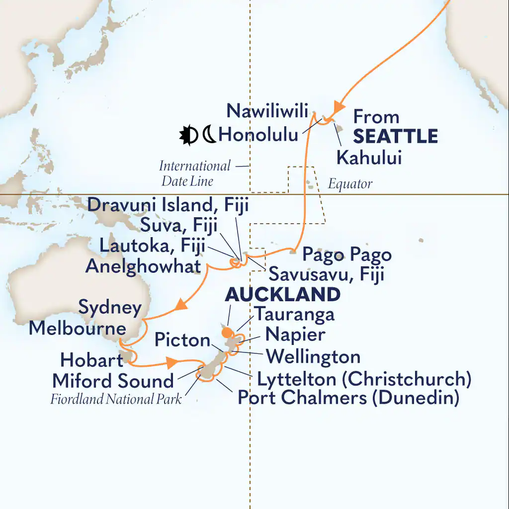 Seattle - Auckland