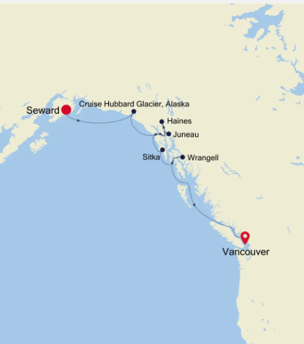 Seward (Anchorage) - Vancouver