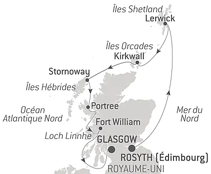 Shetland, Orcades et Hébrides