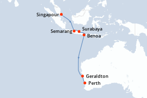 Singapour - Fremantle (Perth)