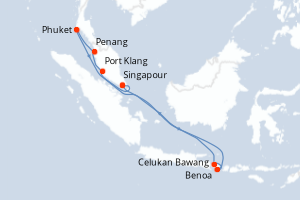 Singapour, Indonésie, Malaisie, Thaïlande