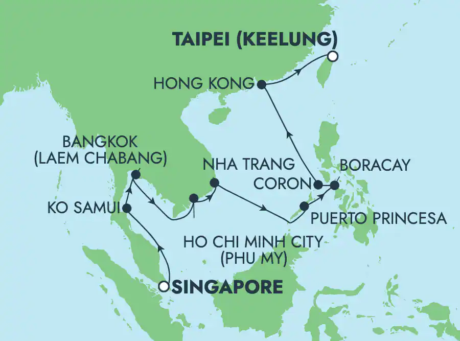 Singapour - Keelung 