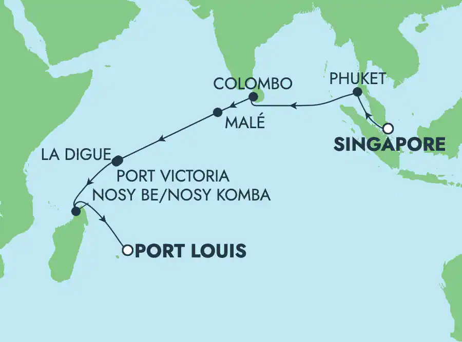 Singapour - Port Louis 