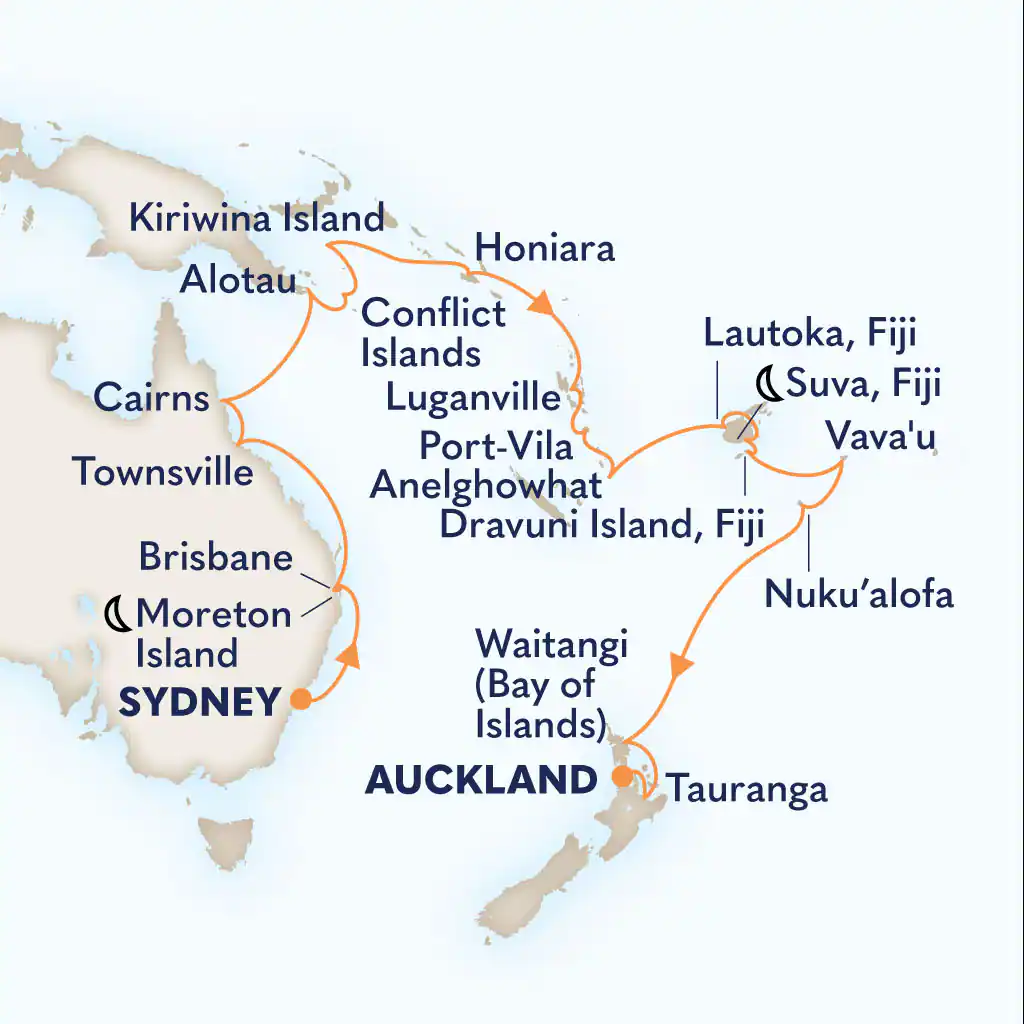Sydney - Auckland