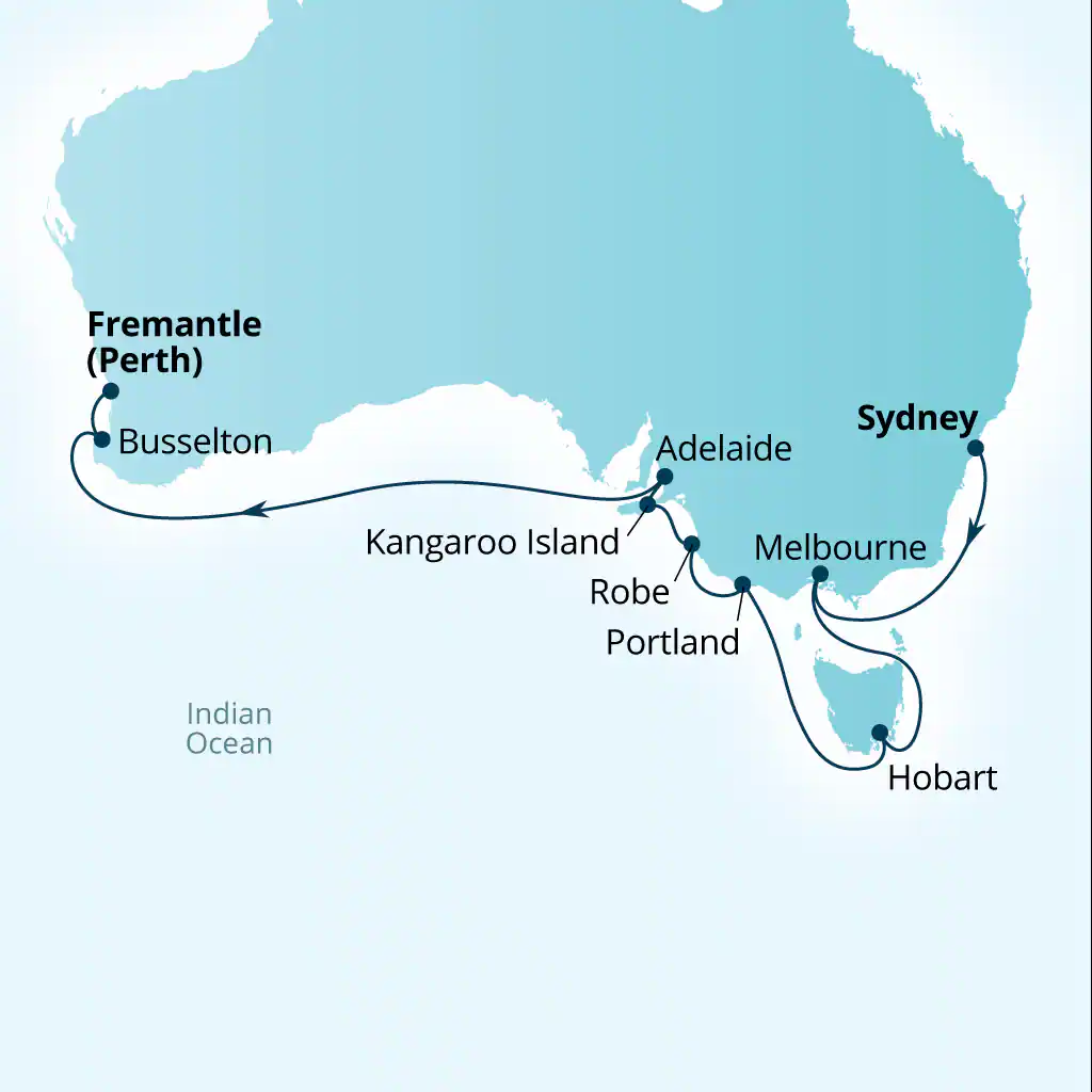 Sydney - Fremantle (Perth)
