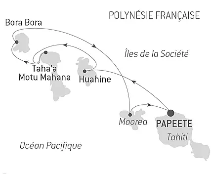 Tahiti et les îles de la Société